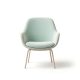 Icône d'un fauteuil épuré vert sauge illustrant les séances de sophrologie en cabinet à Voisins-le-Bretonneux.